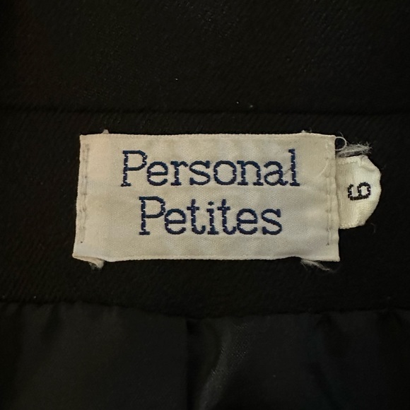Vintage Personal Petites 1 Button Blazer - Size 6 - Picture 11 of 12